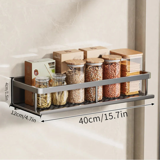 Grey Modern Kitchen Seasoning Rack