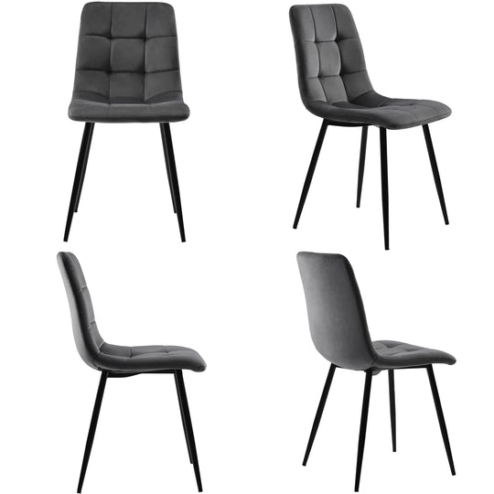 4 Piece Modern Dining Room Chair Set