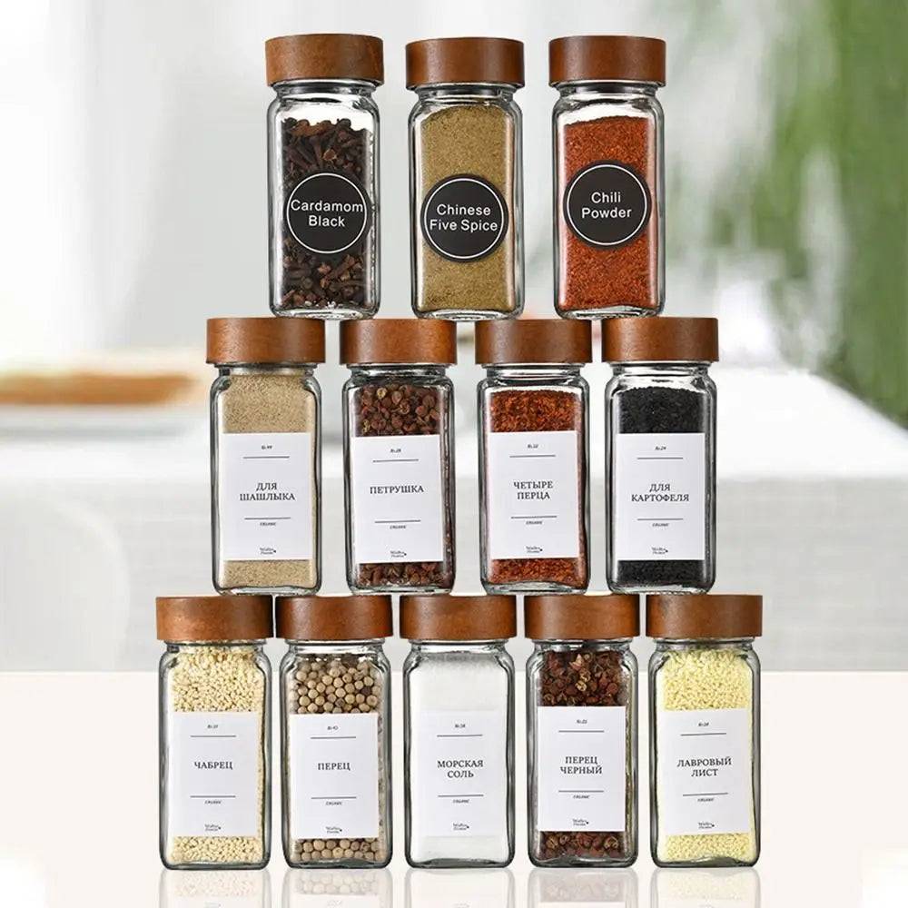 Glass Spice Jars