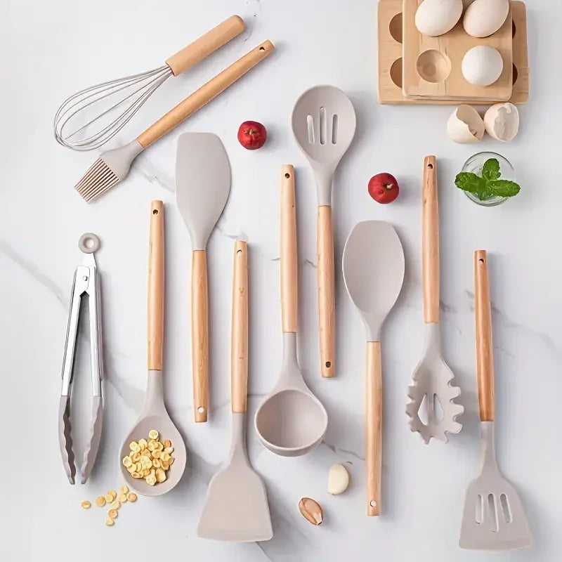 12pcs Set of Silicone Kitchenware