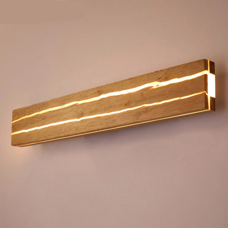 Modern Wood LED Wall Lamp