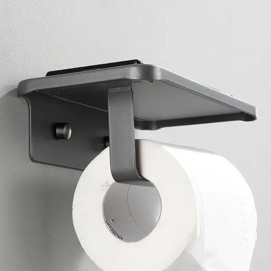 Aluminium Wall Mounted Toilet Paper Holder