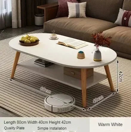 Modern Luxury White Center Coffee Table