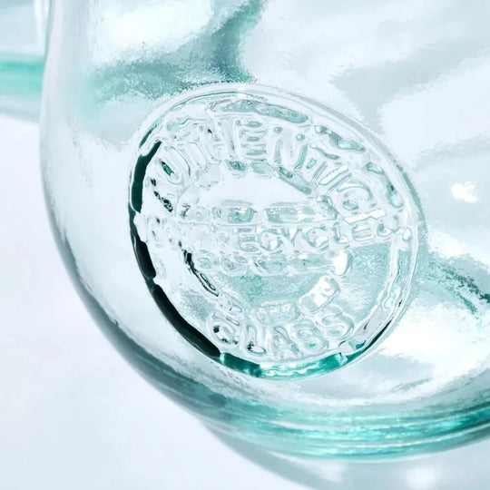 Embossed Large Vintage Glassware Set Kitchen