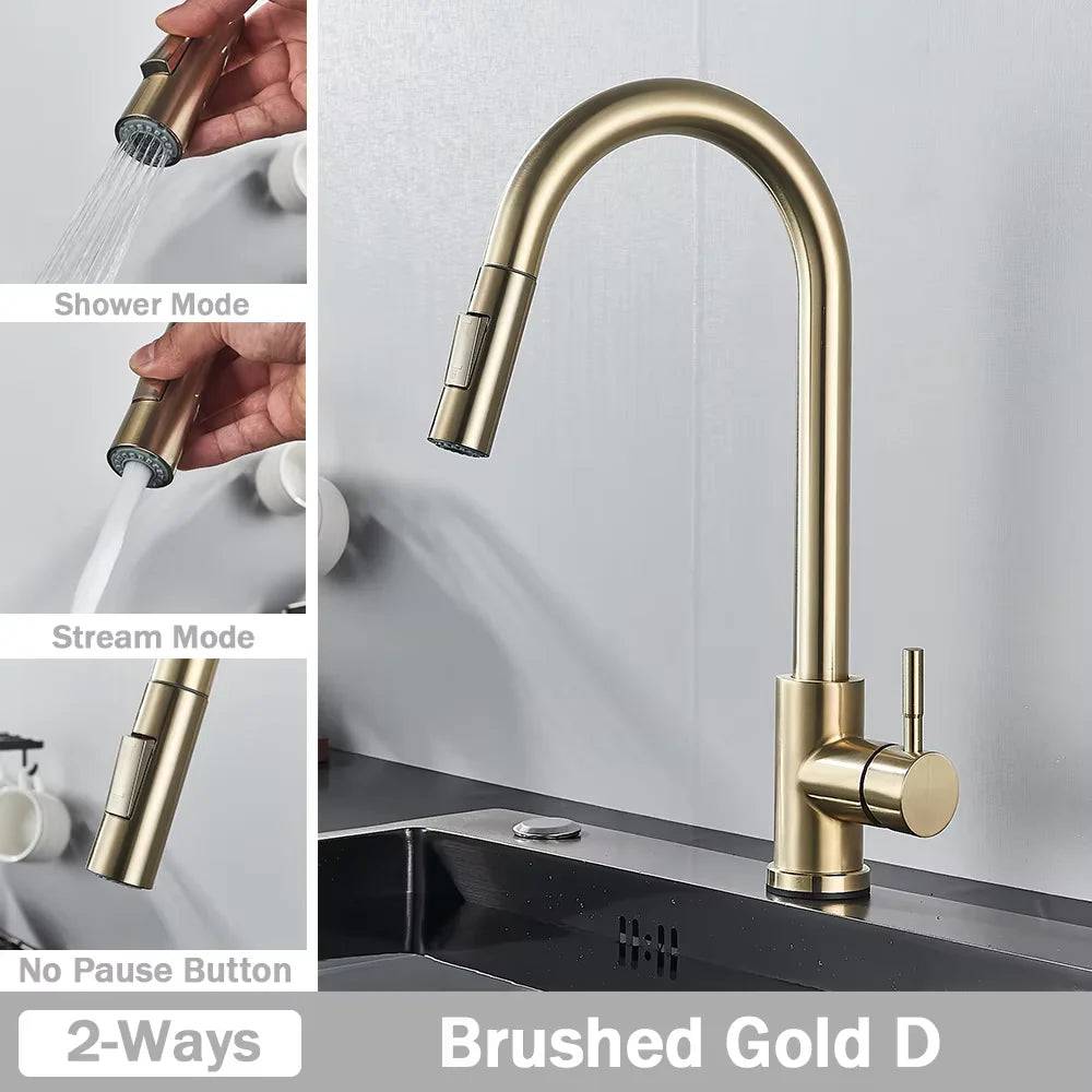 Black Pull Out Kitchen Faucet