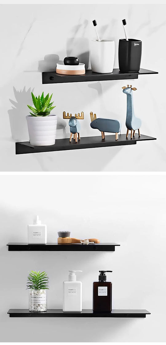 Aluminium Floating Bathroom Shelves