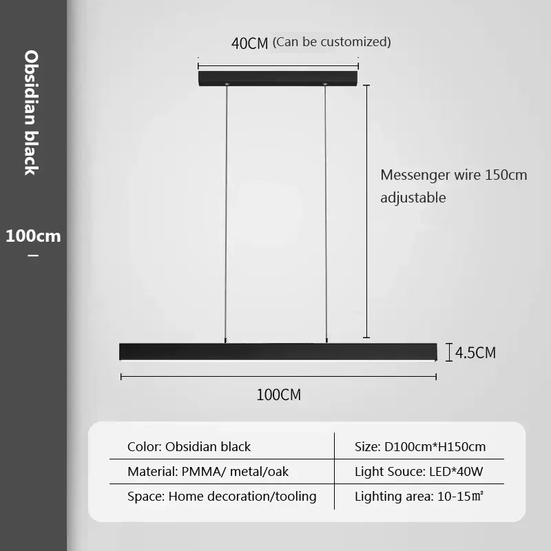 Modern LED Bar Hanging Light