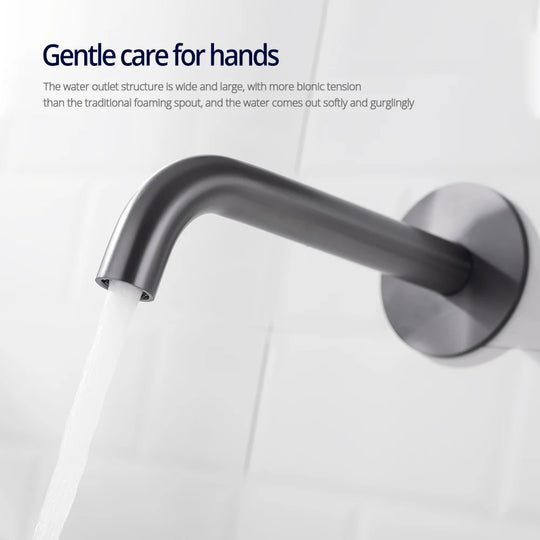 Knurled Wall Mounted Mixer Faucet