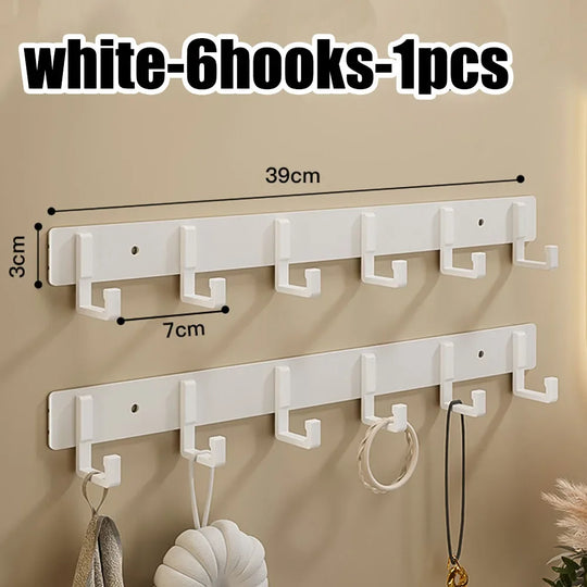 Row of Modern Space Aluminium Hooks, Coat Hangers