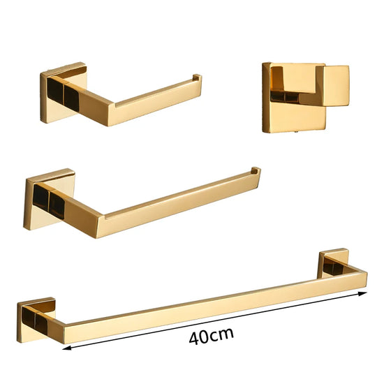 Modern Luxury 4pcs Bathroom Accessories Sets