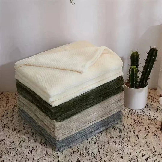 Coral Fleece Blankets For Your Bed (variety of Sizes)