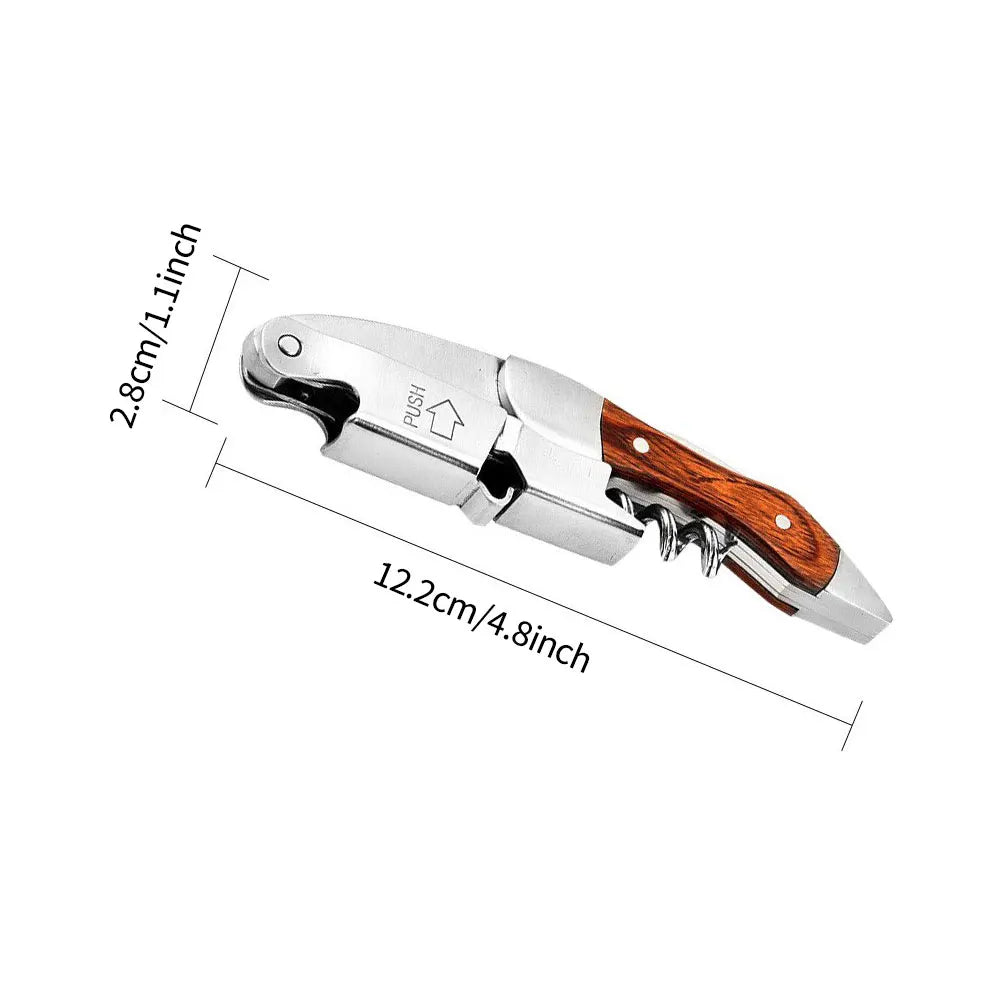 Modern Professional Wood Handle Corkscrew