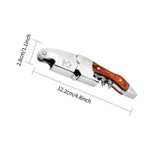 Modern Professional Wood Handle Corkscrew