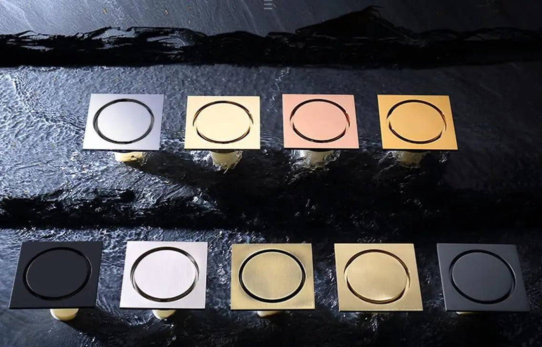 Brass Round Bathroom Floor Drain