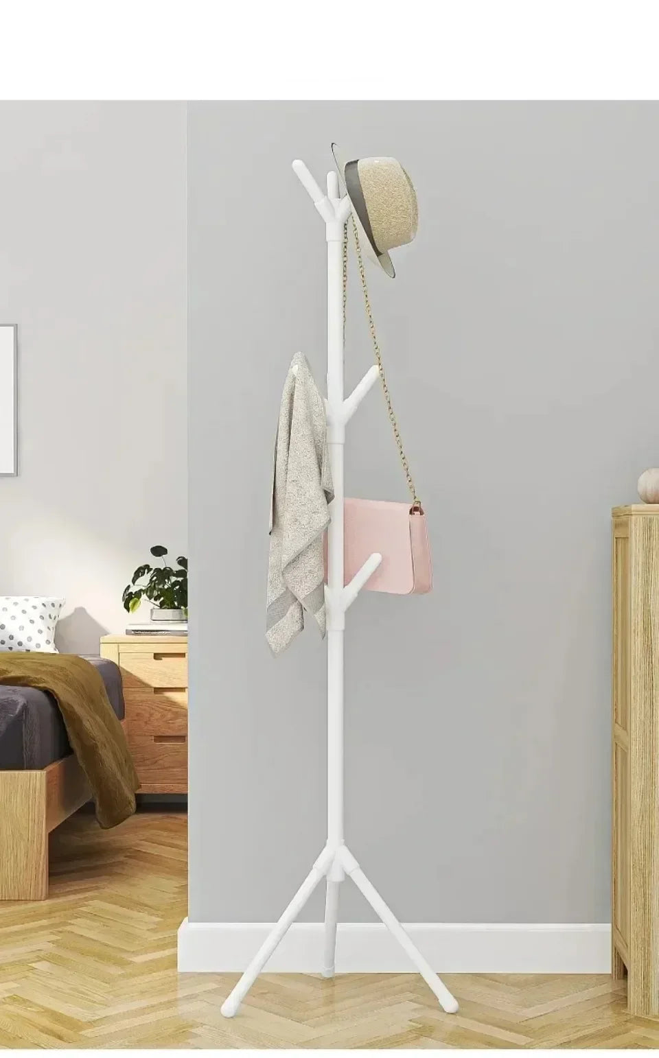 Tree Branch Floor Standing Clothes Rack