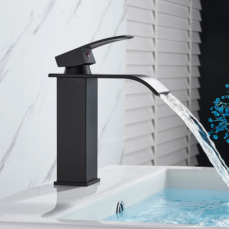 Square Mixer Basin Faucet