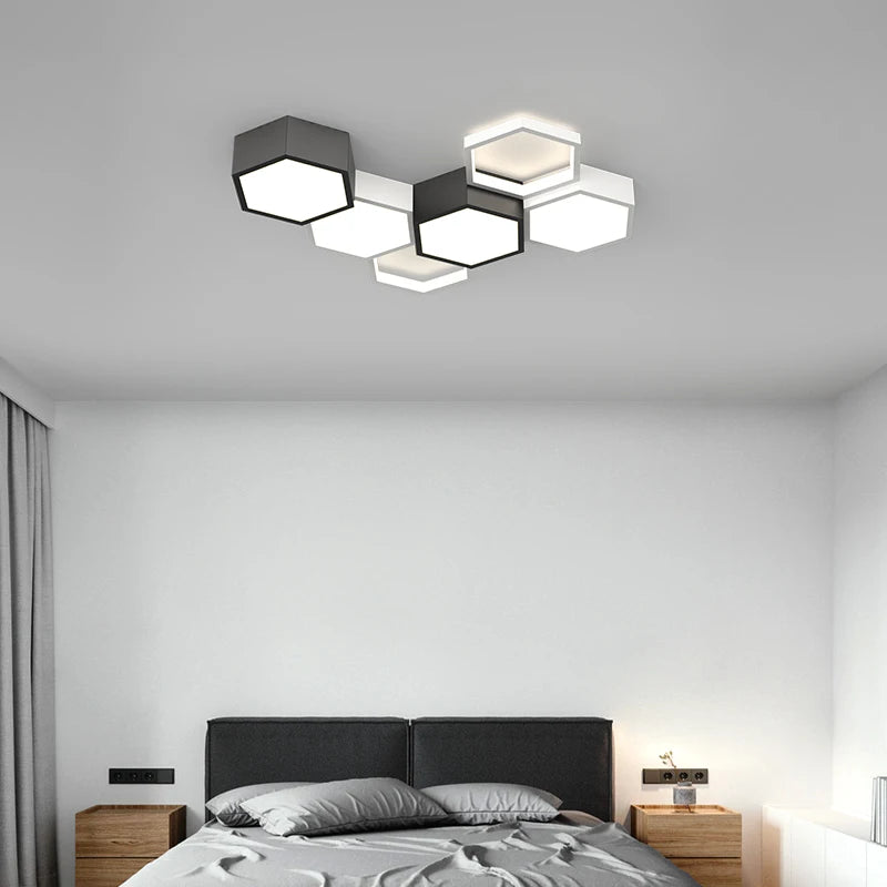 Contemporary Ceiling Light Cluster