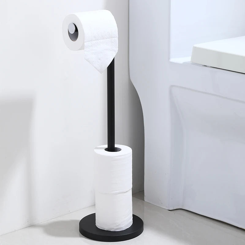 Modern Free Standing Toilet Paper Holder