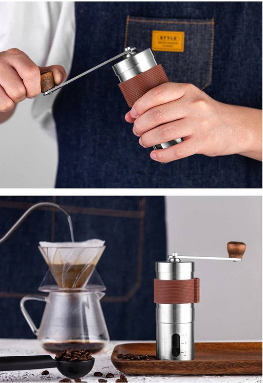 Stainless Steel Manual Coffee Bean Grinder