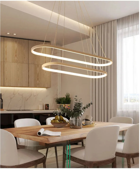Oval LED Pendant Lights For Your Dining Room