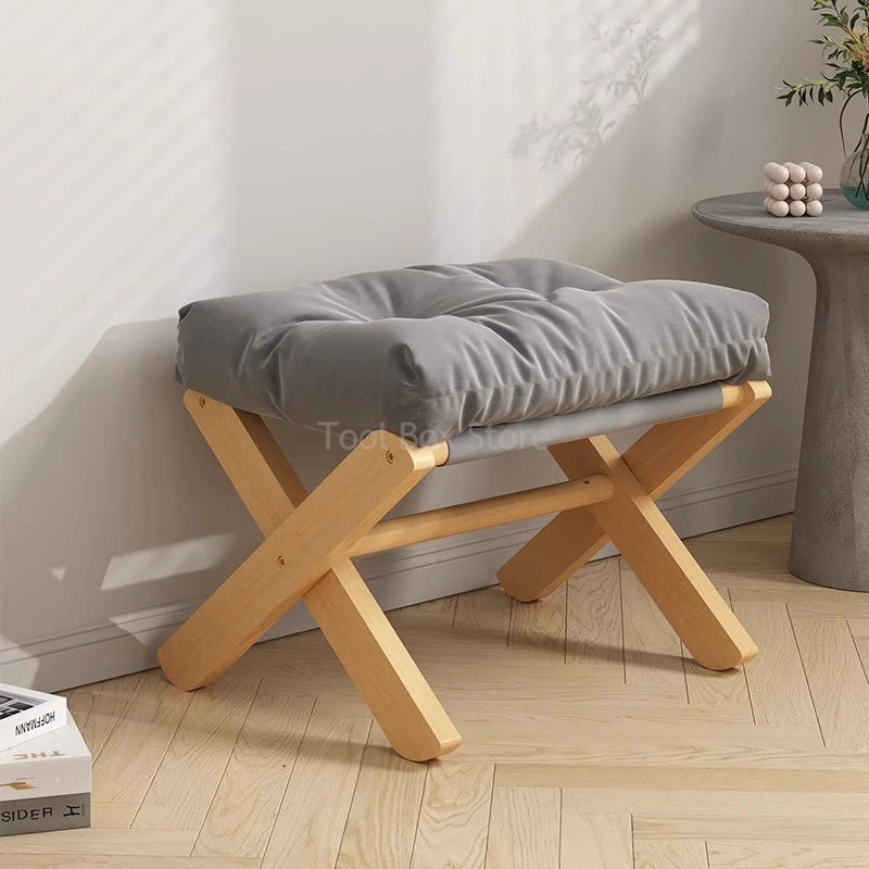 Cosy Small Foldable Footstool, Convenient Living