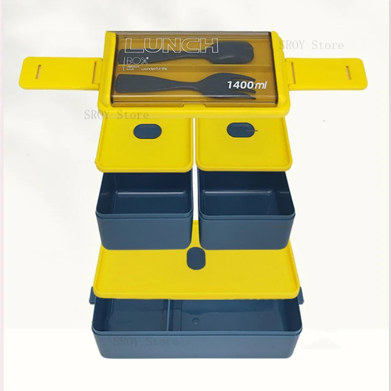 Double Layer Portable Lunch Box