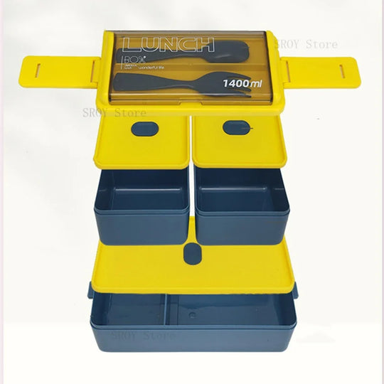 Double Layer Portable Lunch Box