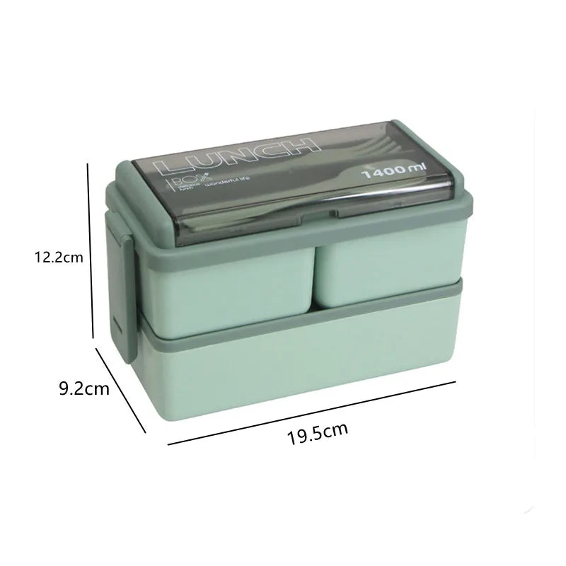 Double Layer Portable Lunch Box