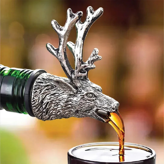 Elk Head Wine Pourer