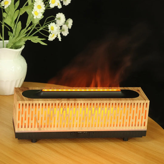LED Fireplace Flame Fragrance Machine
