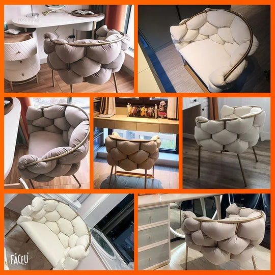 Nordic Metal Living Room Chair