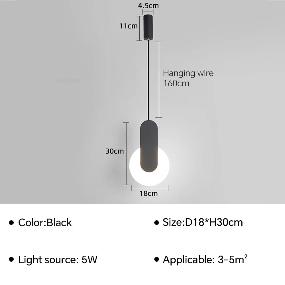 LED Pendant Lamp Hanging Chandelier