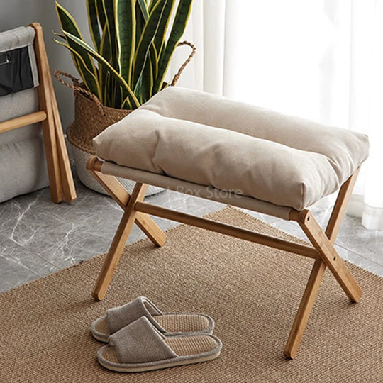 Cosy Small Foldable Footstool, Convenient Living