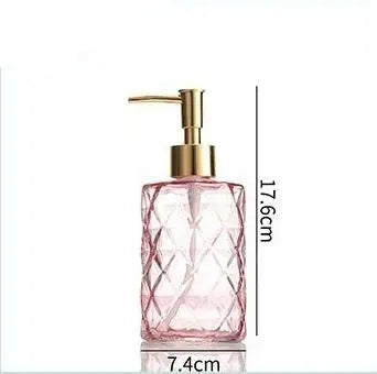 330ml Fancy Glass Soap Dispenser