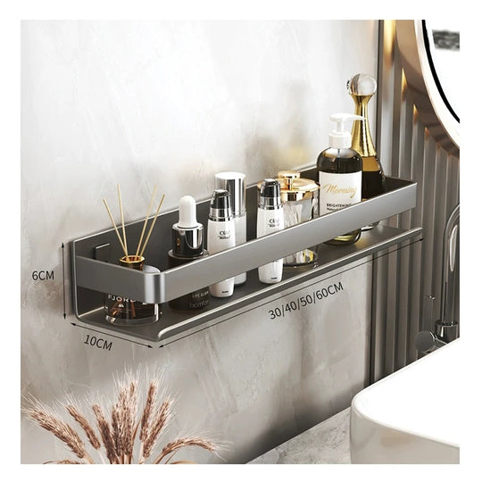 Modern Luxury Stainless Steel Bathroom Shelf