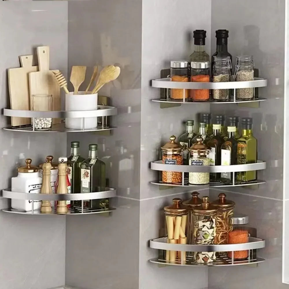 Modern Stainless Steel Luxury Vanity Shelf