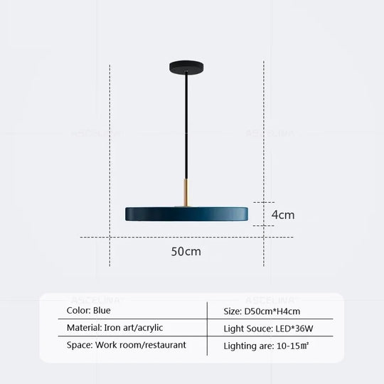 Contemporary Minimalist Table LED Pendant Light