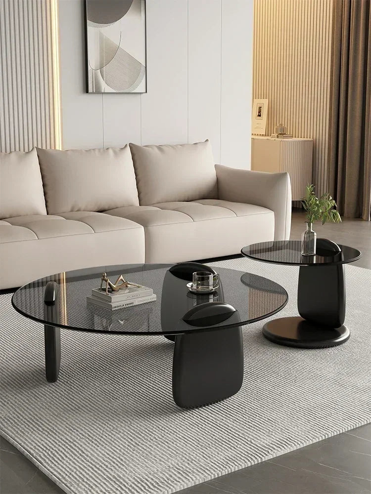 Luxury Glass Round Coffee Table