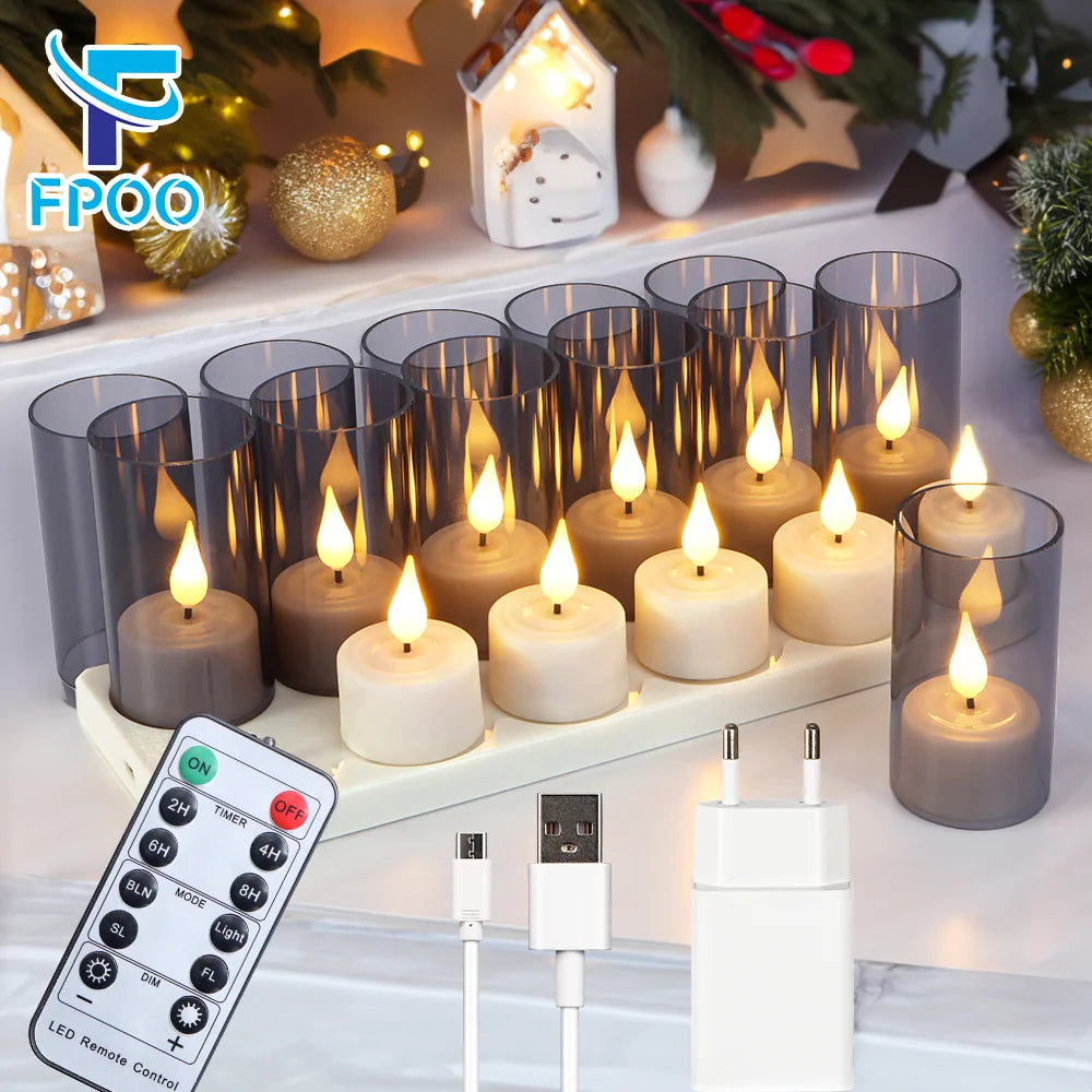Rechargeable LED Candles For Your Dinner Table