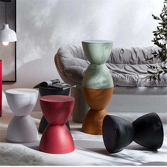 Luxury Modern Casual Hourglass Stool