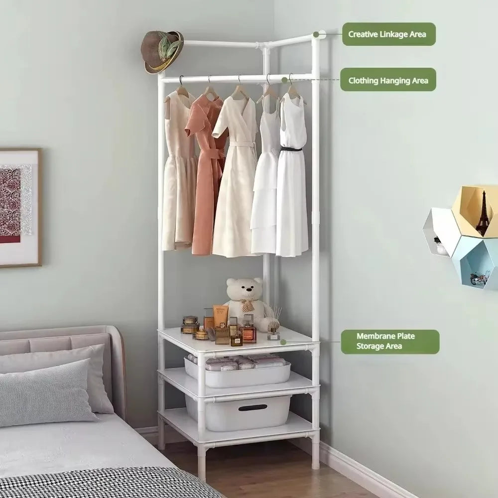 Bedroom Freestanding Clothes Rack