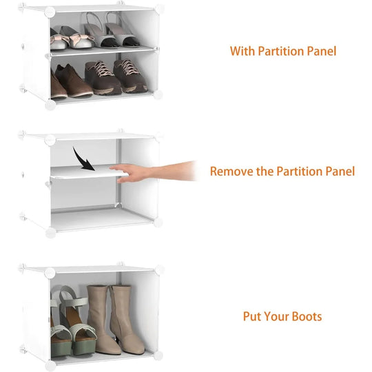 8 Tier Shoe Storage Cabinet