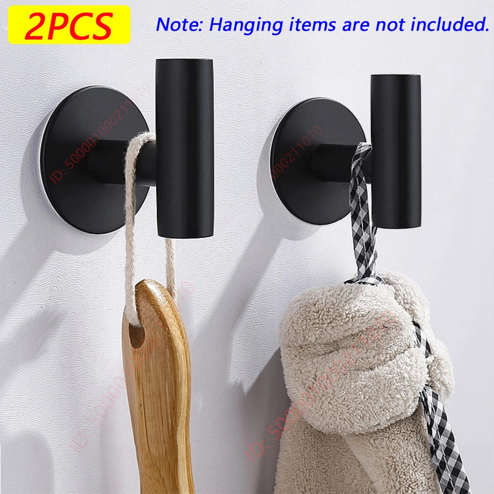 Stainless Steel Adhesive Robe Hooks