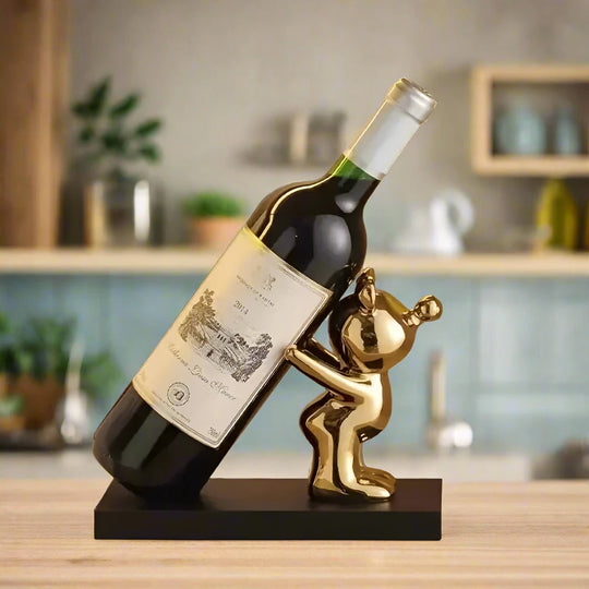 Cartoon wine rack