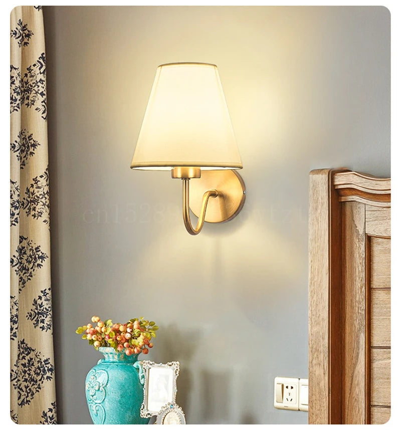 Cosy Fabric Wall Lamp