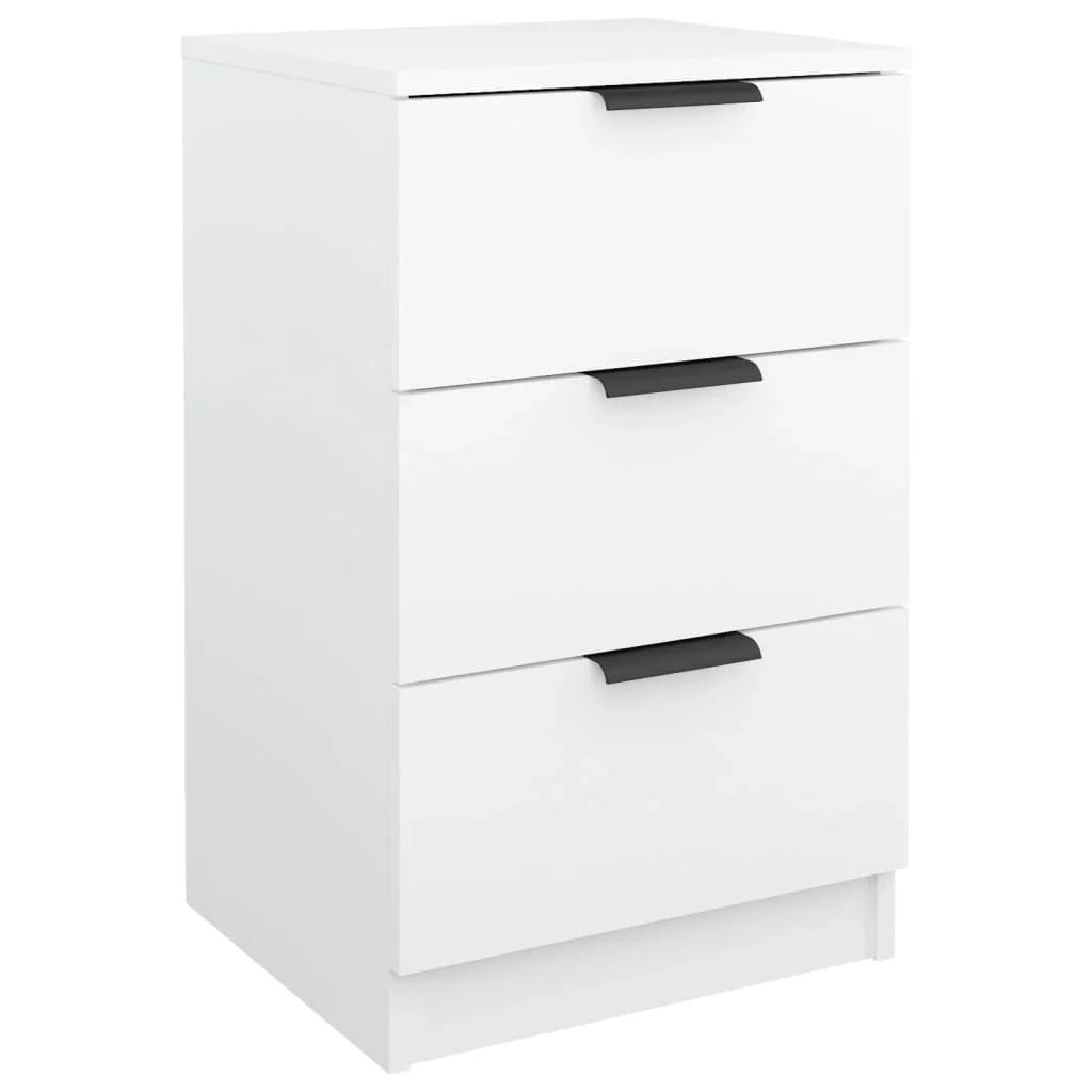 White Modern Bedside Table