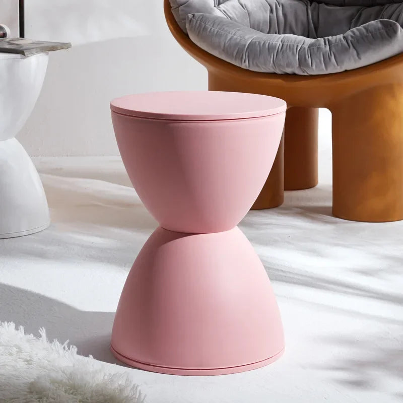 Luxury Modern Casual Hourglass Stool
