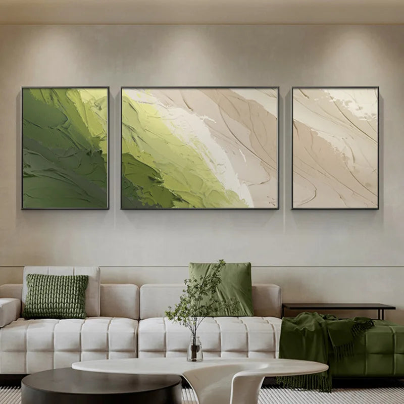Modern Abstract Canvas Wall Art 3-Piece