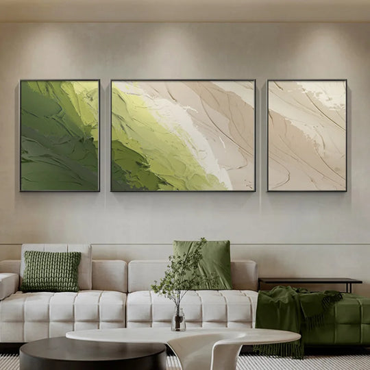 Modern Abstract Canvas Wall Art 3-Piece