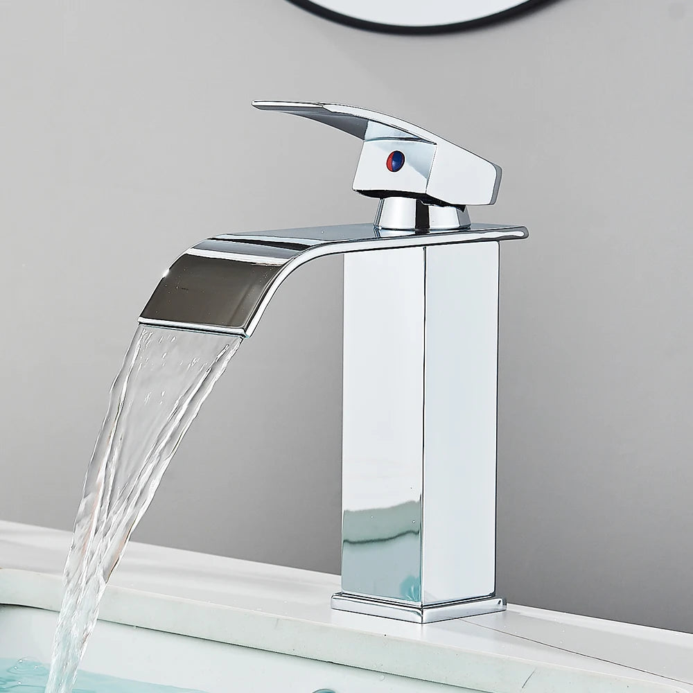 Square Mixer Basin Faucet
